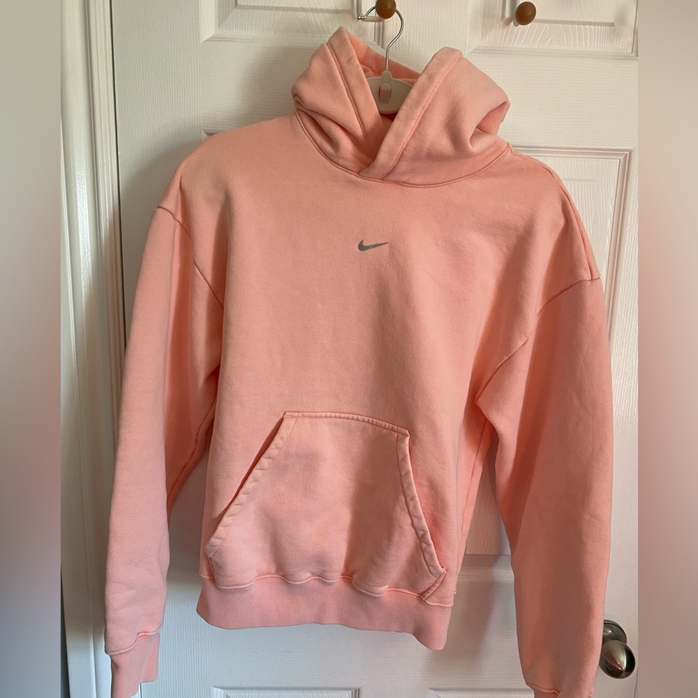 Nike x Olivia Kim Nordstrom Hoodie Bleached Oversize Coral Hoodie Sweatshirt